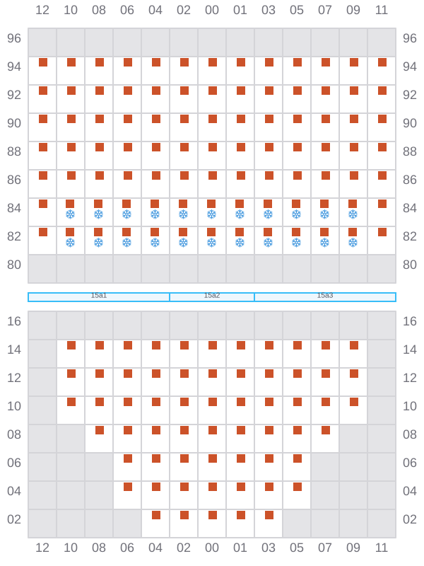 Bay 015 view and slots of DYROS