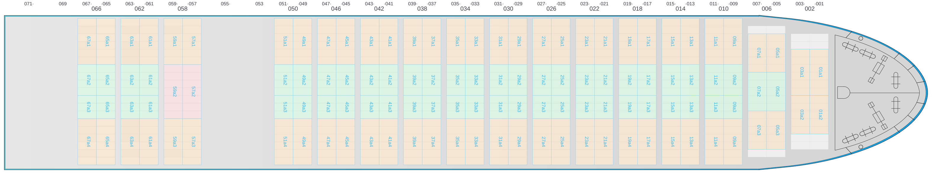 Deck view of CMA CGM ARKANSAS