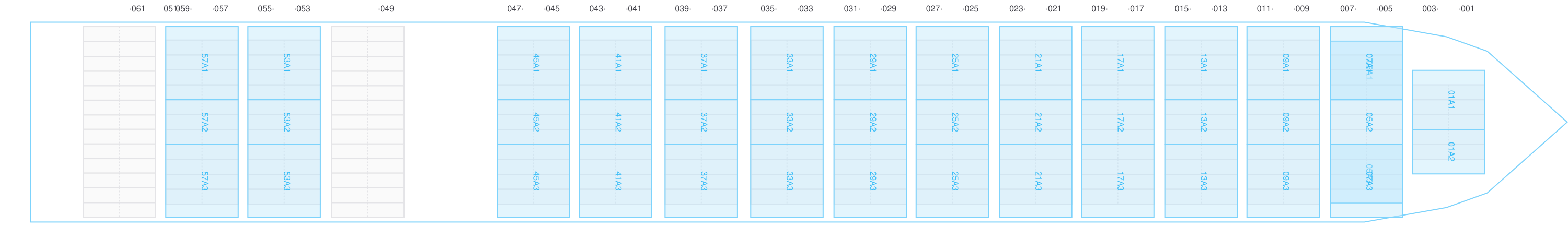 Deck view of REN JIAN 17