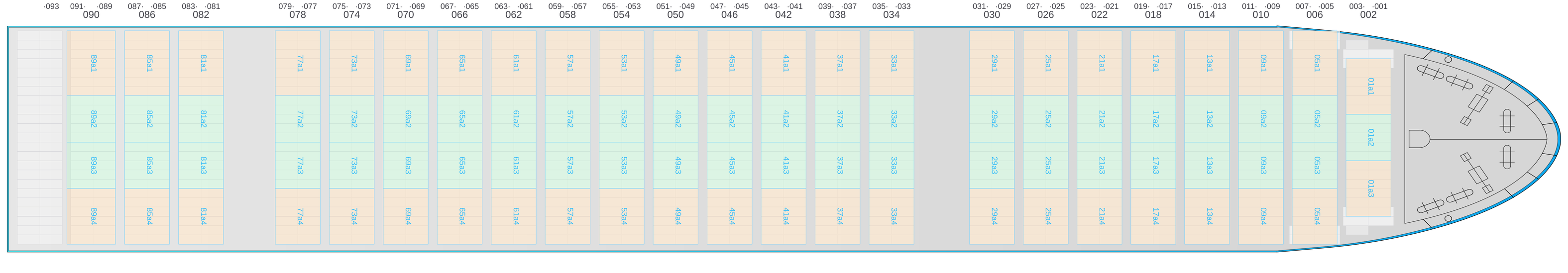 Deck view of EVER GENIUS