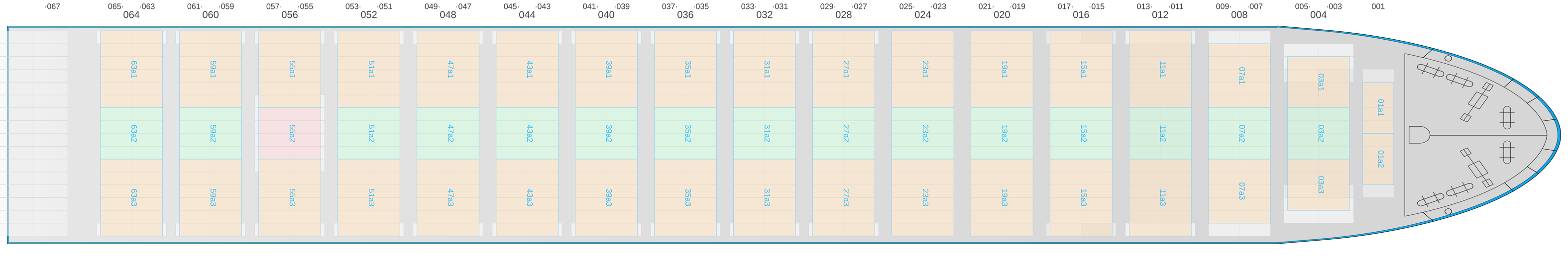 Deck view of APL OREGON