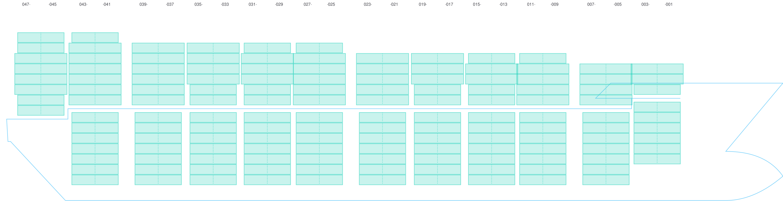 Side view of EF OLIVIA