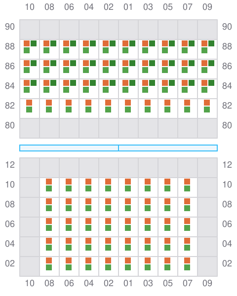 Bay 017 view and slots of IFAMA MAS