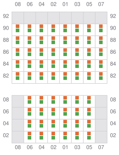 Bay 009 view and slots of DONGJIN FIDES