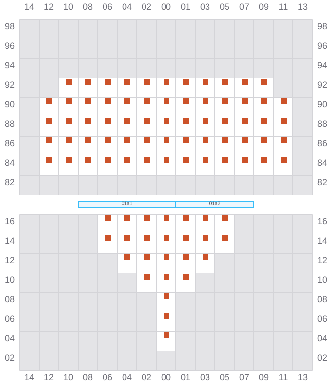 Bay 003 view and slots of JADRANA