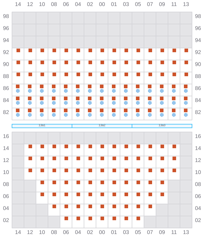 Bay 015 view and slots of JADRANA