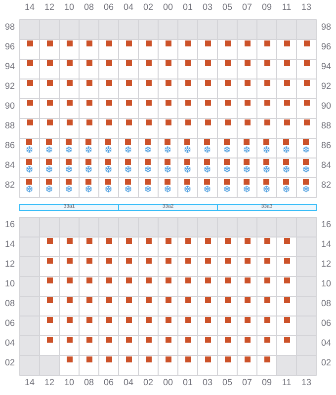 Bay 035 view and slots of JADRANA