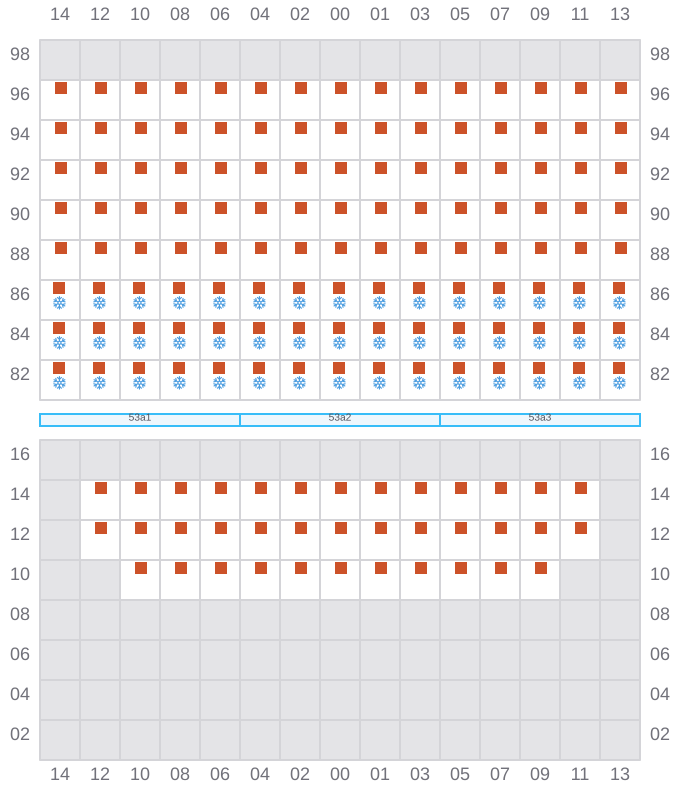 Bay 055 view and slots of JADRANA
