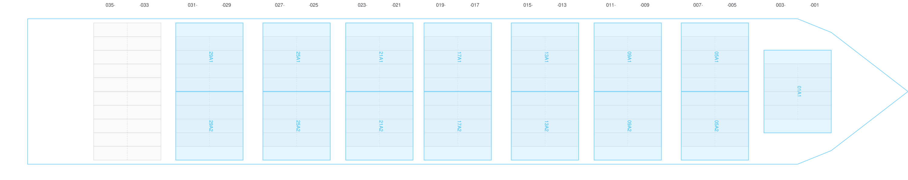 Deck view of AS RAGNA