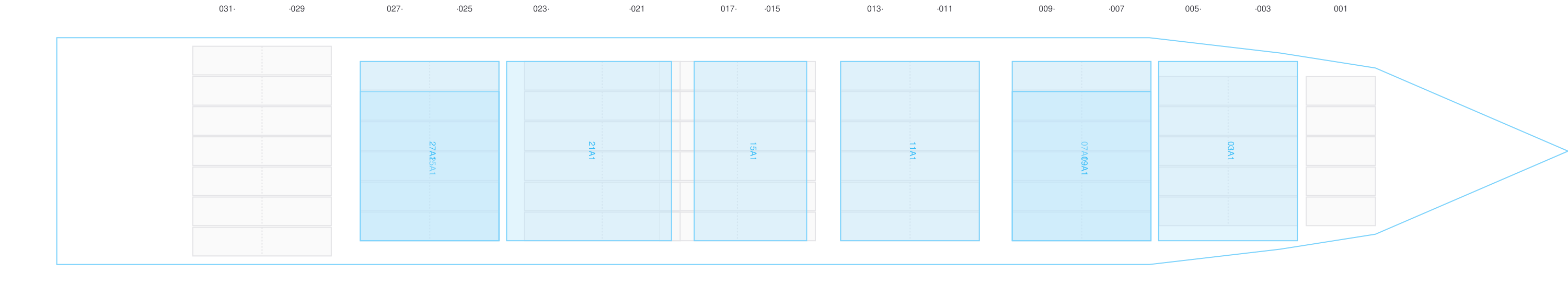 Deck view of OCEAN OPPORTUNITY