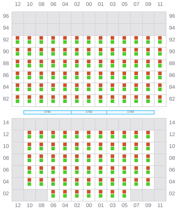 Bay 019 view and slots of EVER BALMY