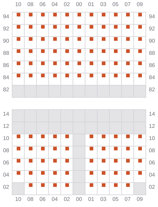 Bay 013 view and slots of DURANDE