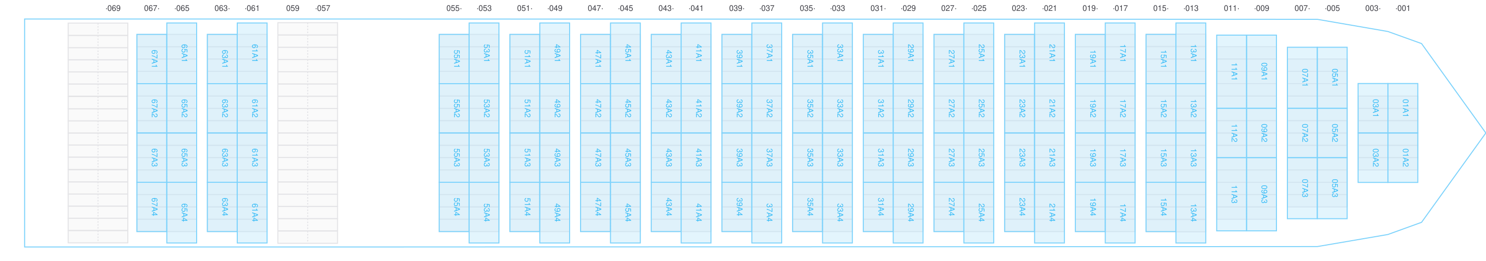 Deck view of MAERSK LAGUNA