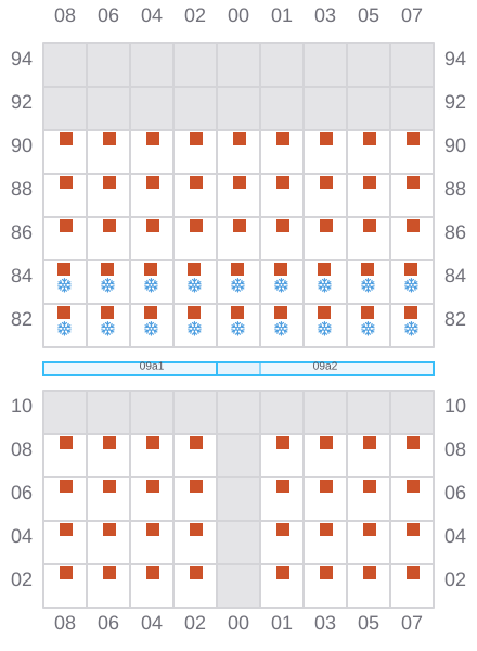 Bay 011 view and slots of JONA SOPHIE