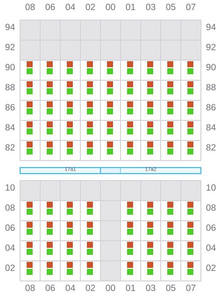 Bay 017 view and slots of JONA SOPHIE