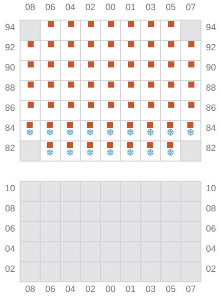 Bay 027 view and slots of JONA SOPHIE