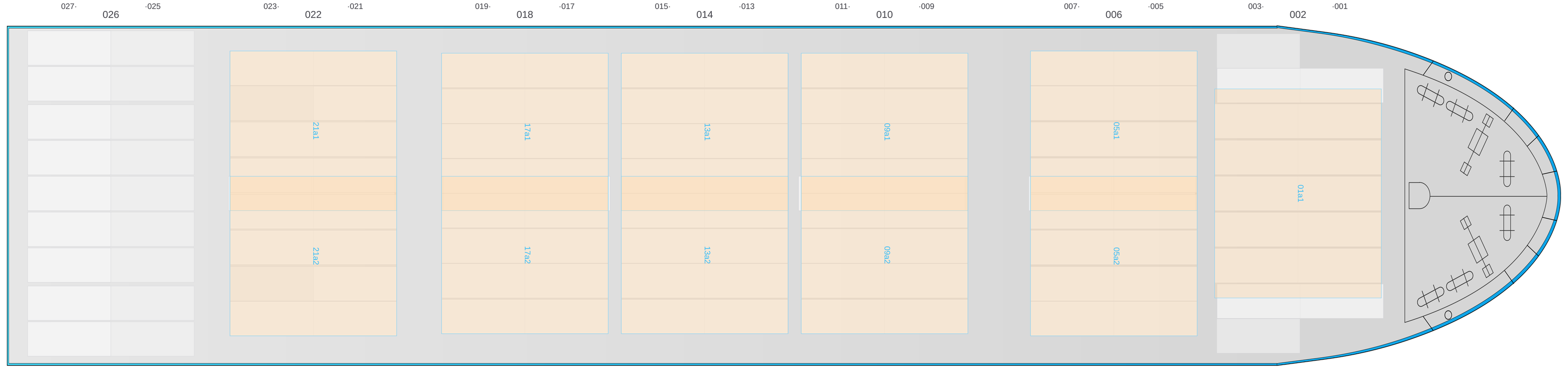 Deck view of JONA SOPHIE
