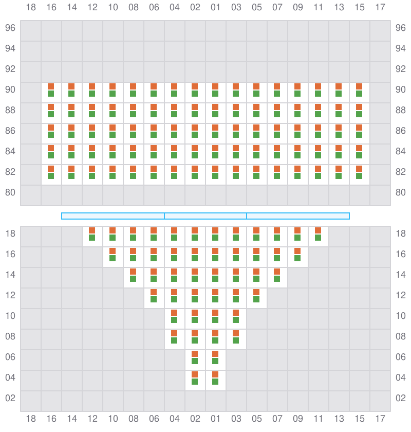 Bay 007 view and slots of EVER LOGIC