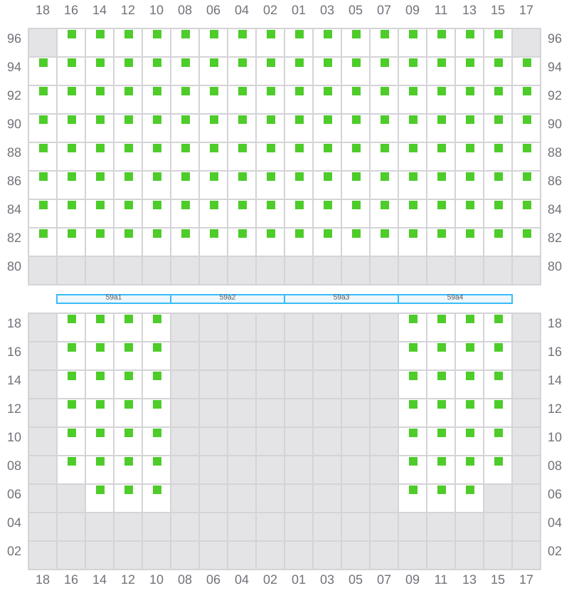 Bay 059 view and slots of EVER LOGIC