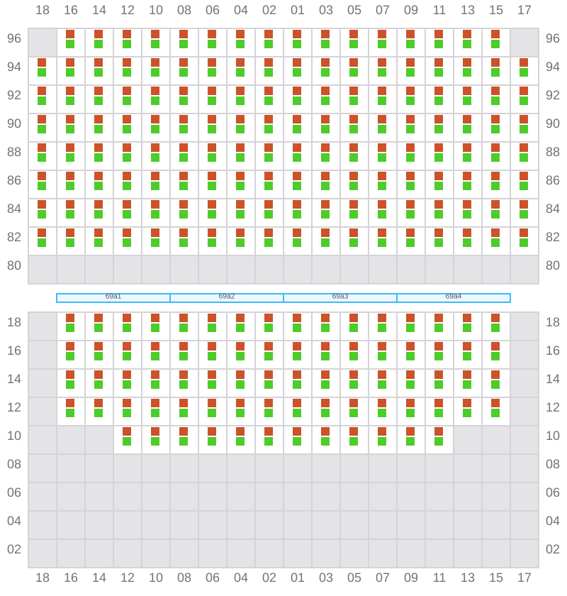 Bay 071 view and slots of EVER LOGIC