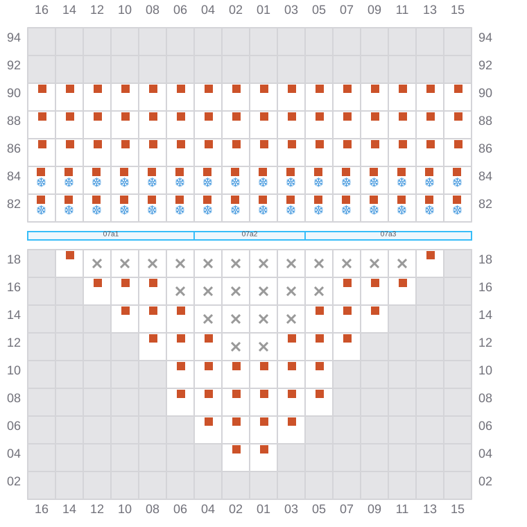 Bay 009 view and slots of BREMEN BELLE