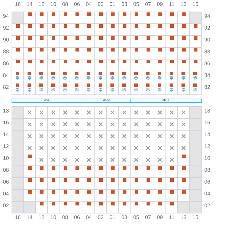 Bay 037 view and slots of BREMEN BELLE