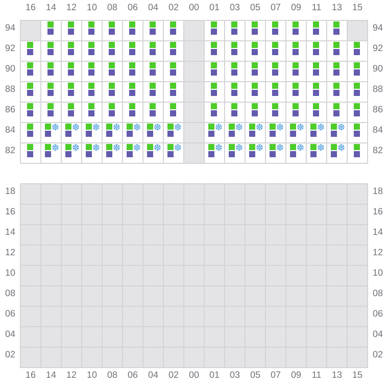 Bay 063 view and slots of BREMEN BELLE