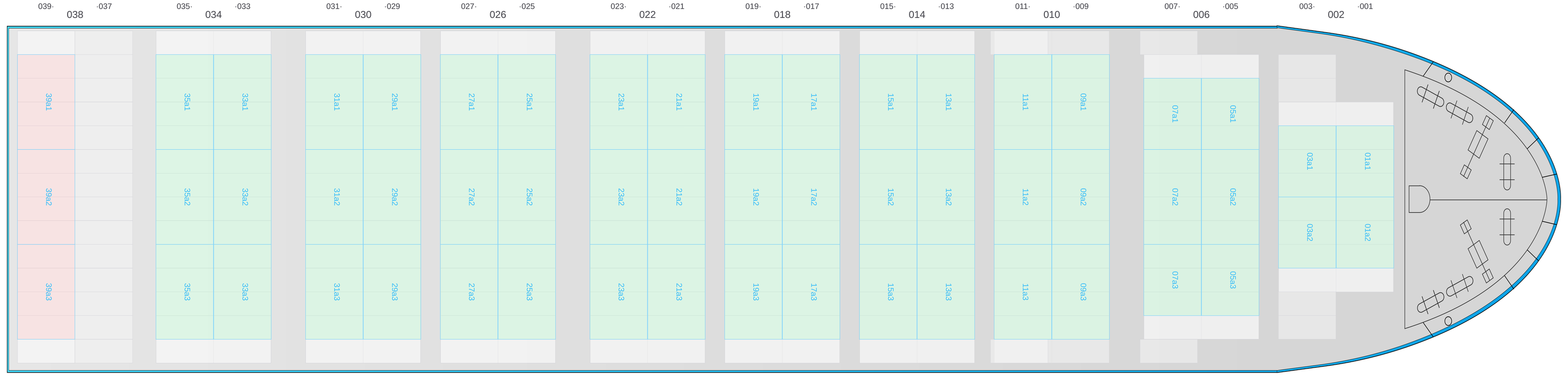 Deck view of CAPE CORFU