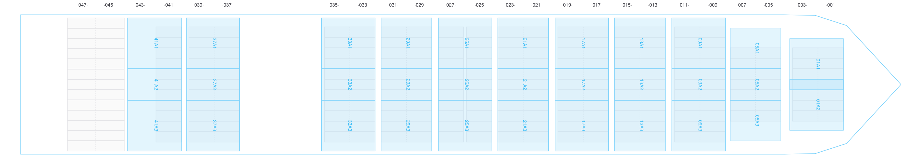 Deck view of TB BRIGHT CITY