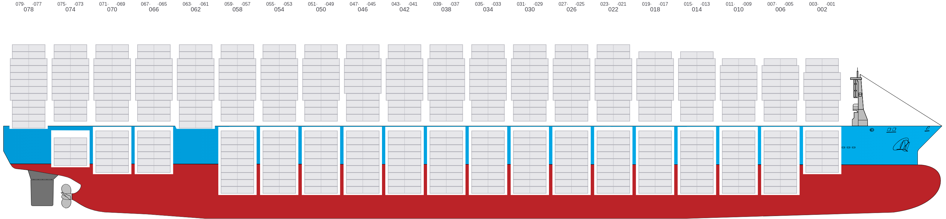 Side view of MSC ELIANA