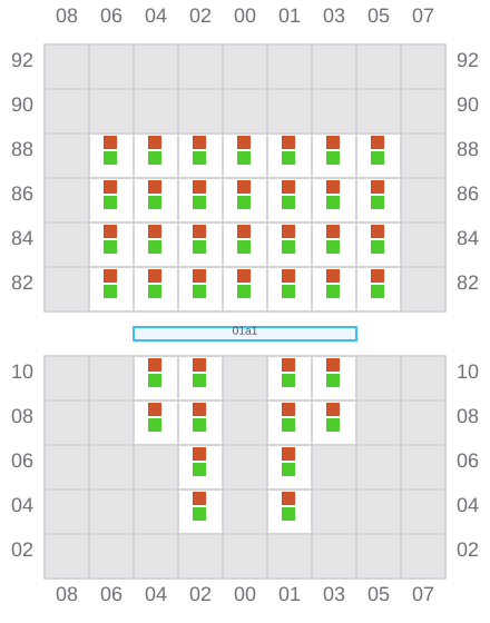 Bay 001 view and slots of MEHMET KAHVECI A