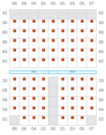 Bay 025 view and slots of MEHMET KAHVECI A