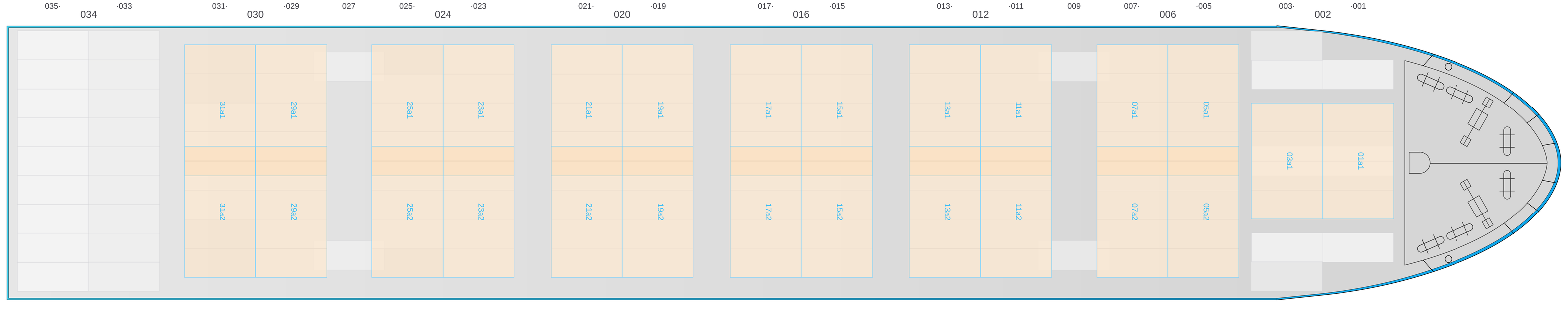 Deck view of MEHMET KAHVECI A