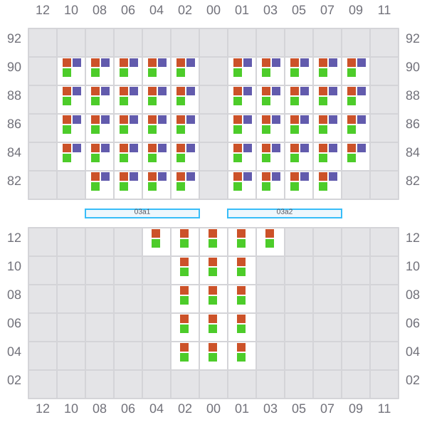 Bay 003 view and slots of DONG FANG QIANG