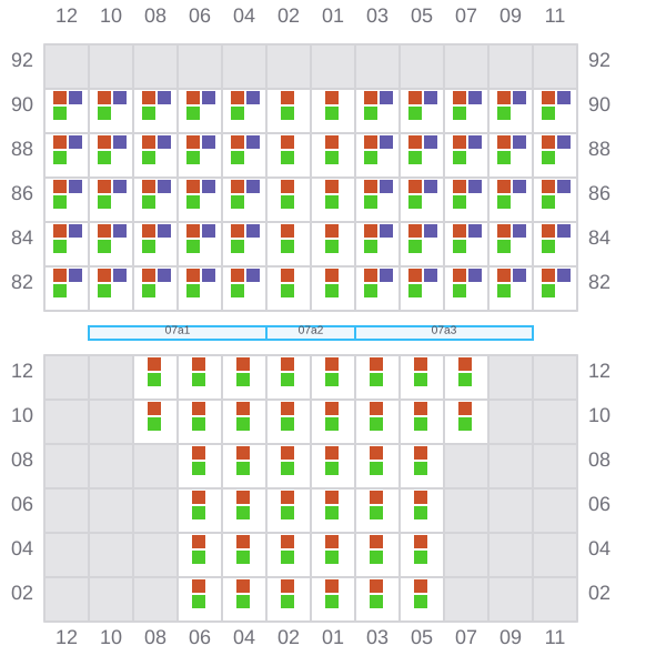 Bay 007 view and slots of DONG FANG QIANG