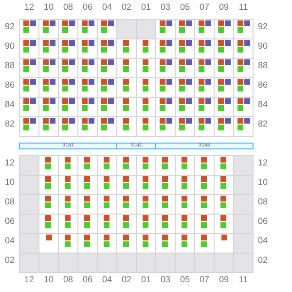 Bay 031 view and slots of DONG FANG QIANG
