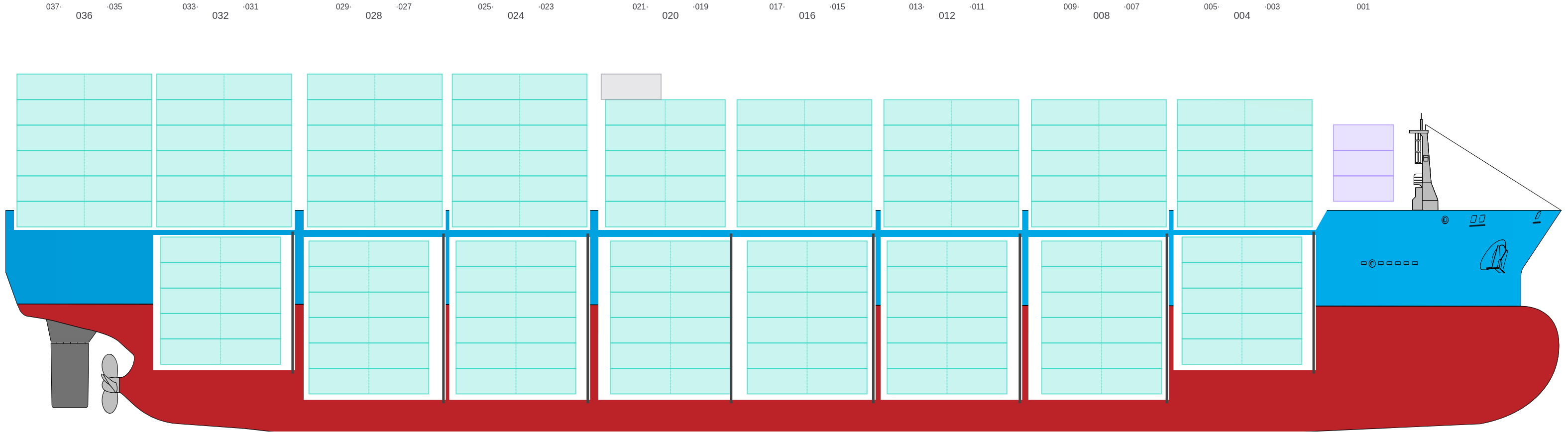 Side view of DONG FANG QIANG