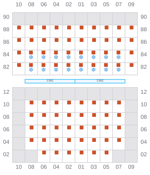 Bay 015 view and slots of A HOUOU