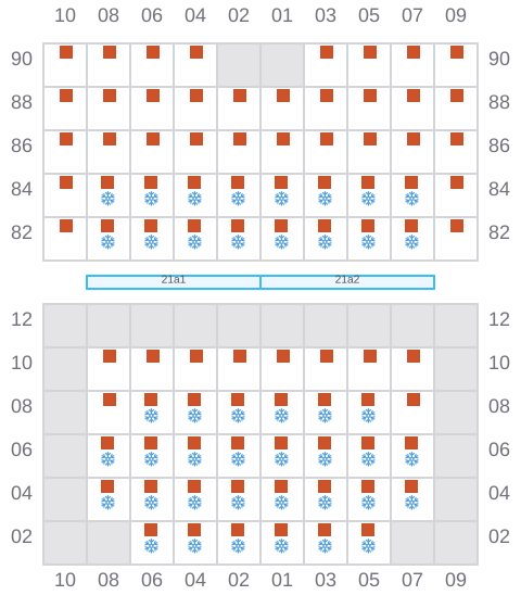 Bay 023 view and slots of A HOUOU