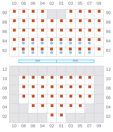 Bay 027 view and slots of A HOUOU