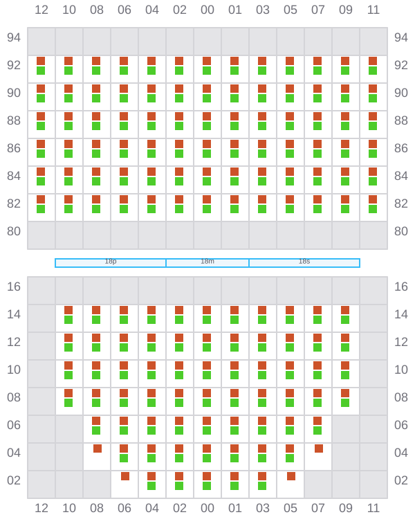 Bay 019 view and slots of KOTA LAGU