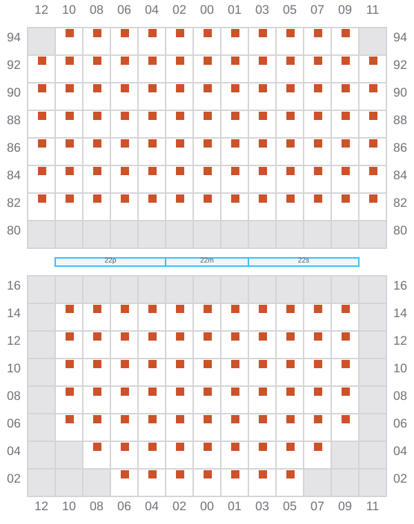 Bay 021 view and slots of KOTA LAGU