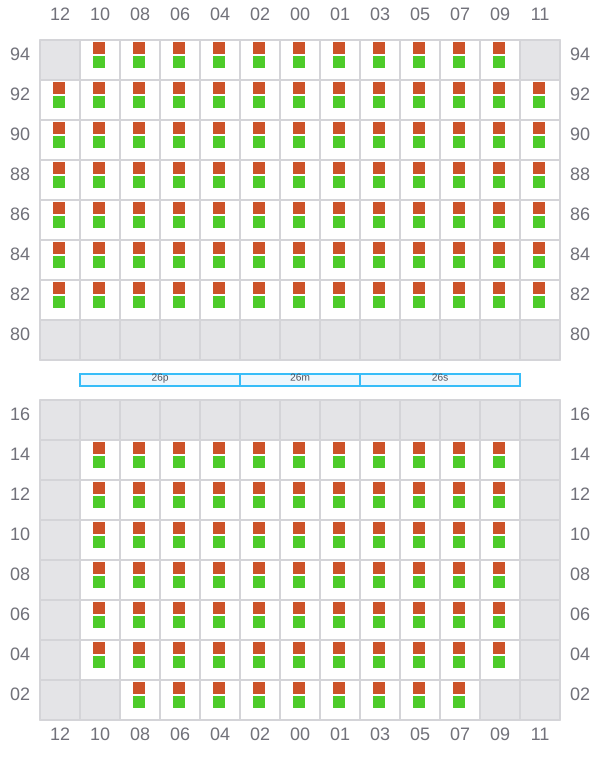Bay 027 view and slots of KOTA LAGU