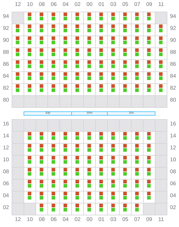 Bay 031 view and slots of KOTA LAGU