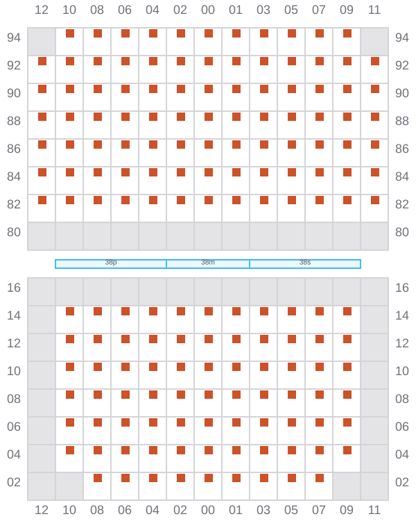 Bay 037 view and slots of KOTA LAGU