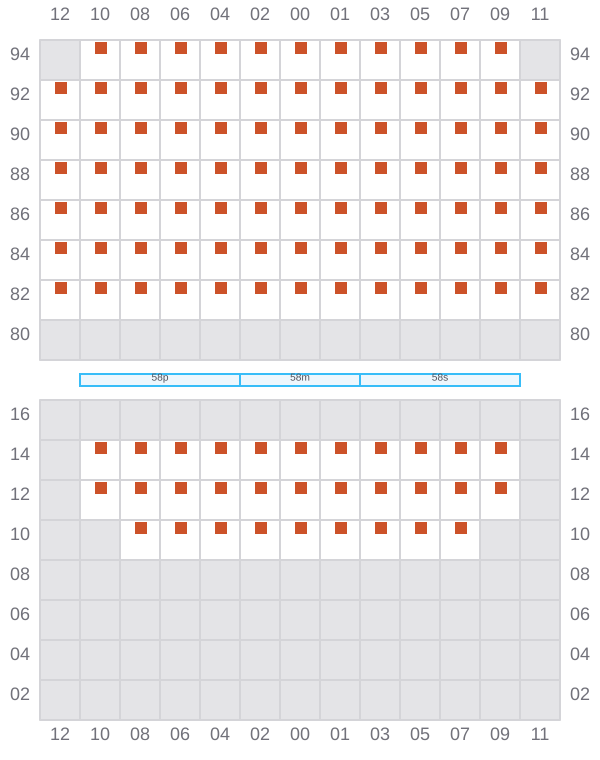 Bay 057 view and slots of KOTA LAGU