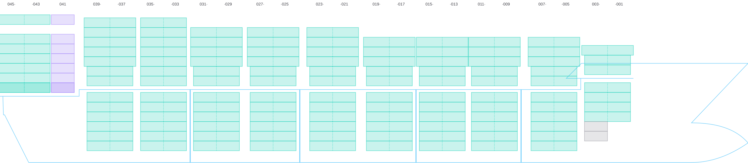 Side view of CHIQUITA CENTURY