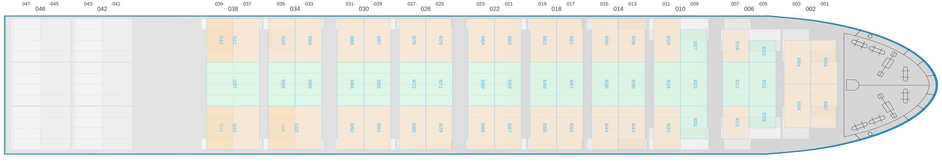 Deck view of BOMAR CALAIS