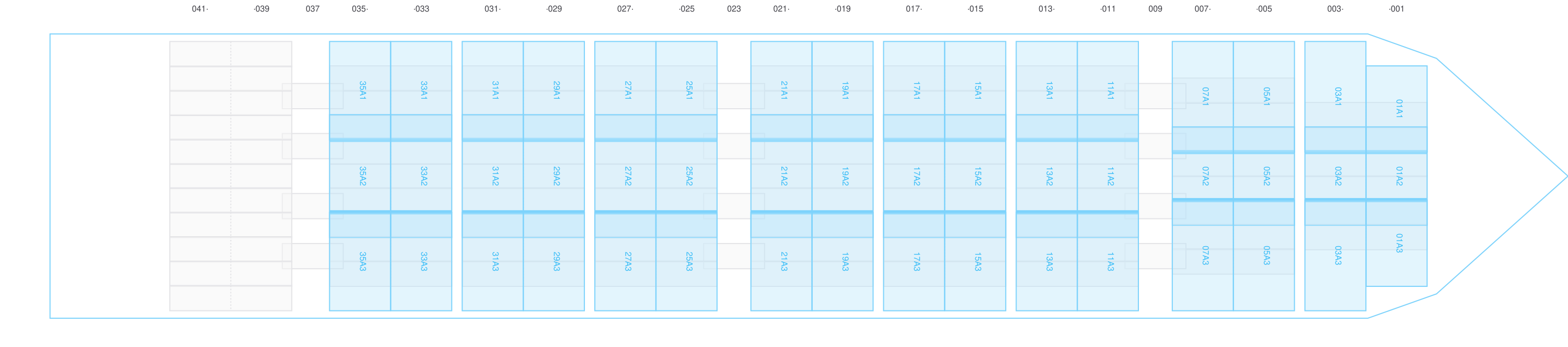 Deck view of STONEFISH