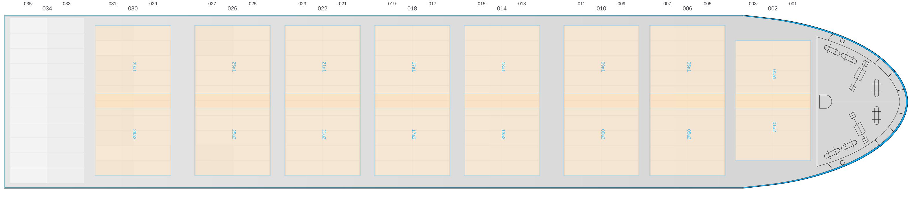 Deck view of MSC IRA II